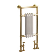 Brushed Brass/Gloss White